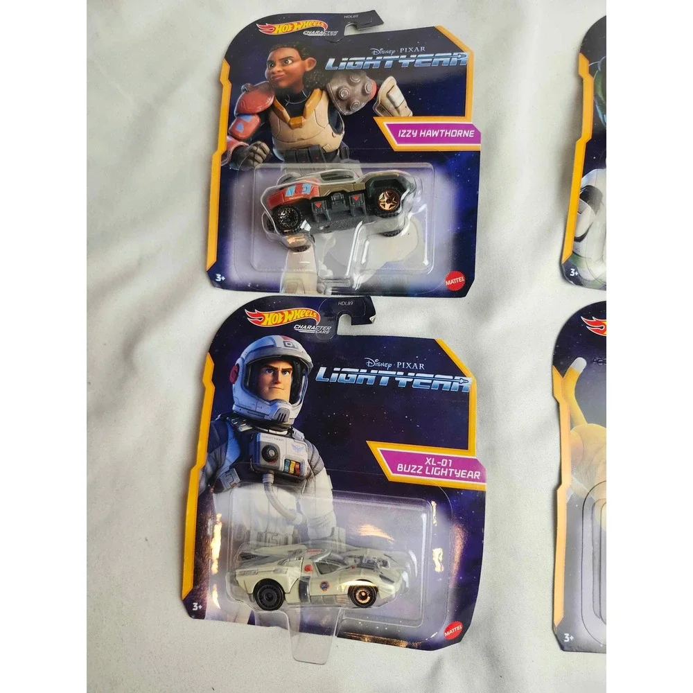 Hot Wheels Disney Pixar Lightyear Character Cars Set Buzz Izzy Sox 4 Pack HDL89